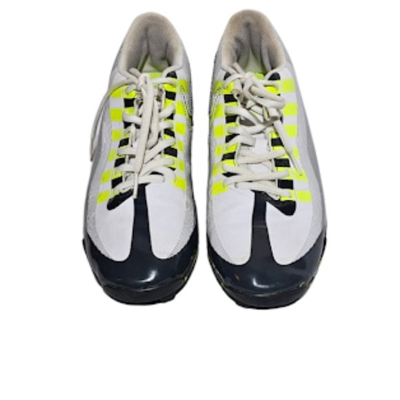 Nike Vapor Edge Shark Football Cleats White Chartreuse Yellow Men\'s 9 Fastflex main image 8